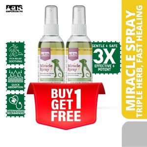 Pets Emporium PH: Triple-Action Miracle Spray - Herbal Formula for Pet Skin Health Fast-Acting Relief & Skin Protection