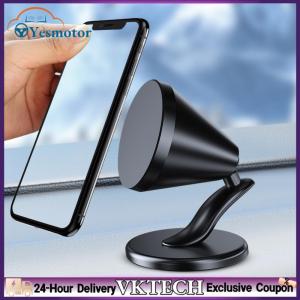 【Local Shipment】Magnetic Cell Phone Mount Aluminum Alloy Universal Phone Bracket Adjustable Angle Smartphone Holder Car Accessories