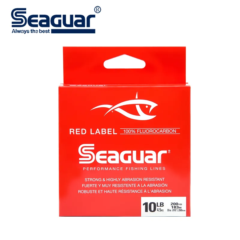 NEW Seaguar Red Label Fluorocarbon 4/6/8/10/12/15lb 183m Fishing Line Test  Carbon Fiber Monofilament Carp Wire Leader Lines