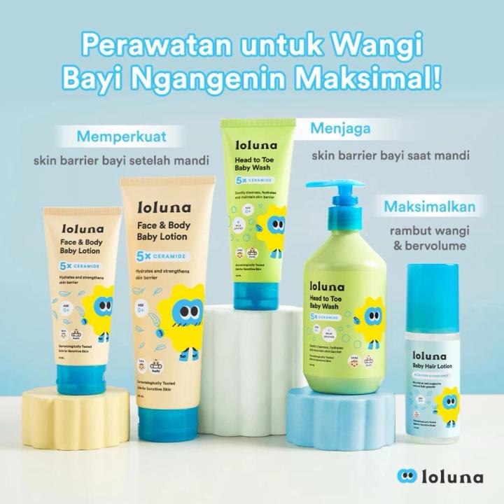 LOLUNA%20Face%20&%20Body%20Baby%20Lotion%20-%20Lotion%20Krim%20Muka%20dan%20Badan%2080ml%20200ml%20Bayi%20dan%20Anak/%20Krim%20untuk%20Newborn/%205x%20Ceramide/%20Melembapkan%20Kulit%20Wajah%20&%20Badan/%20Perawatan%20Kulit%20Kering%20dan%20Sensitif%20-%20Image%207