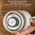 QUA Ceramic Grinding Core Electric Coffee Grinder Adjustable Settings Cordless Coffee Bean Grinding Tool Multi-functional One Click Start Coffee Beans Mill Travel. 