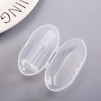 Sikat Gigi Bayi Finger Tooth Brush Pembersih mulut Silikon Jari Baby New Born Lidah Gusi Silicone Food Grade Newborn Lembut