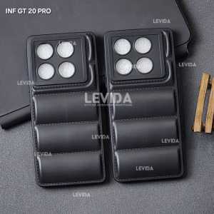 Infinix GT 20 Pro Case Pillow / Case Bantal Macaron Black Case Infinix GT 20 Pro