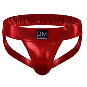 JOCKMAIL Jockstrap For Men Synthetic Leather Soft Men Underwear Pink Men Jockstraps New Arrival Black Rainbow Jockstrap