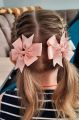 40Pcs Baby Girls 3.5'' Boutique Grosgrain Ribbon Hair Bows Elastic Hair Ties Ponytail Holder Hair Bands in Pairs for Girls Toddlers Kids Children Teens. 