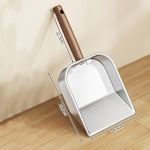 NOBLELUX Wooden Handle Cat Litter Scoop Stainless Steel Waste Removal Tofu Sand Scoop Cats Supplies Easy Clean Litter Box Scoop