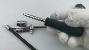 1/4inch 6.35mm Small Ratchet Handle With Ergonomic Grip Suitable For Precise Repair Assembly Model Making & Repair Tasks