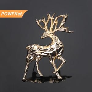 【PCWFKef】 ประณีตน่ารักทองคริสต์มาสกวางสัตว์เข็มกลัดเสื้อผ้าอุปกรณ์อเนกประสงค์