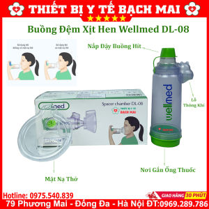 Buồng Đệm Buồng Hít Xịt Hen Wellmed DL-08