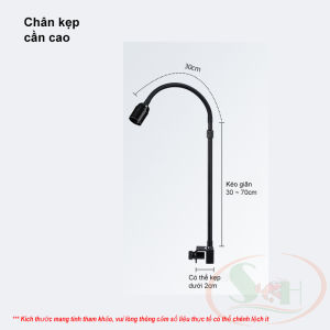 Đèn led rọi cần cao WRGB 35W 45W bể thủy sinh bán cạn tiểu cảnh cá tép cảnh