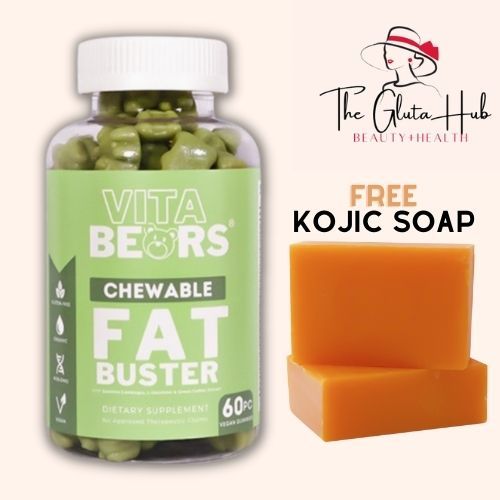 Vitabears Fat Buster Garcinia Cambogia Gummies Vita Bears Vegan Non Gmo Organic Gluten Free 60 Gummy GET FREE SOAP