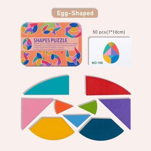 Geetoy Kit 36/9pcs Wooden Puzzles Toys Fun Game Montessori Educational Toys for Kids