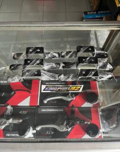 Kumis rx king cover manisan kumis + breket yamaha rx king logo yamaha almunium