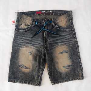 CELANA PENDEK JEANS SOBEK PRIA COWOK DEWASA HITAM CELANA PENDEK DISTRO CELANA PENDEK KOREAN STYLE