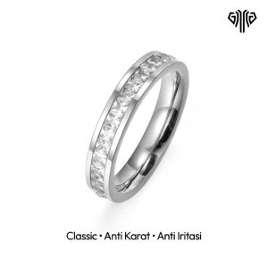 GAWUNG - Cincin Wanita Classic Retro Fia Stainless Steel CCFIAS