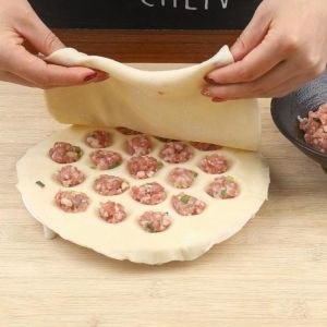 Dumpling Maker Make 19 Dumplings One Time Dough Pastry Dumpling Mould Jiaozi Mold Lotus Shape Acuan Ladu Acuan Bakso 饺子模