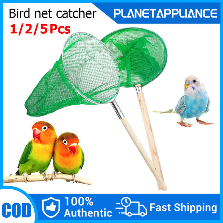 1/2/5Pcs Bird net catcher with handle Flexible bird catching net