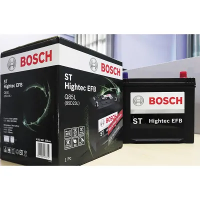 BOSCH Q85 (95D23L) สำหรับรถยนต์ที่มีระบบ START - STOP รับประกัน 15 เดือน#แบตเตอรี่แห้ง#65 แอมป์ #แบตเตอรี่รถยนต์