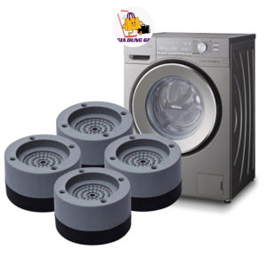 COMBO 4 Chân Đế Máy Giặt Chống Rung Loại Tốt - Hàng CAO CẤP Có Thể Căn Chỉnh Độ Cao & Dễ Vệ Sinh