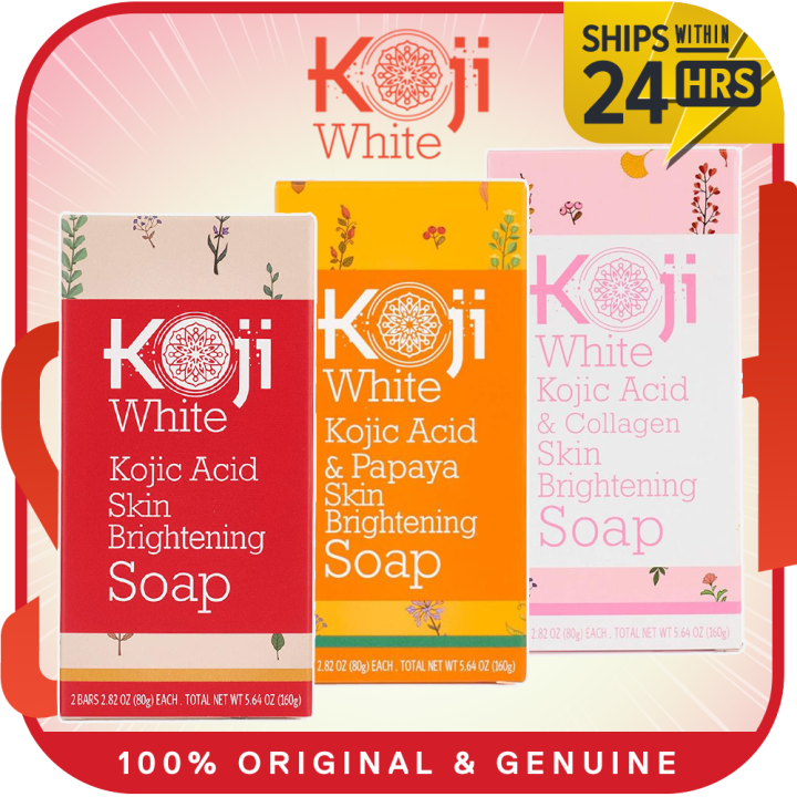original glutathione kojic acid soap Koji White Kojic Acid & Glutathione Skin Brightening Soap