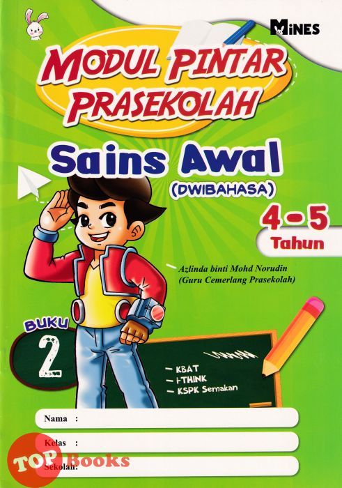 [TOPBOOKS Mines Kids] Modul Pintar Prasekolah Sains Awal 4-5 Tahun Buku ...