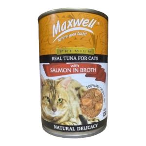 400g Maxwell Premium Real Tuna Canned Can Cat Wet Food Adult Kitten Essentials All Stages