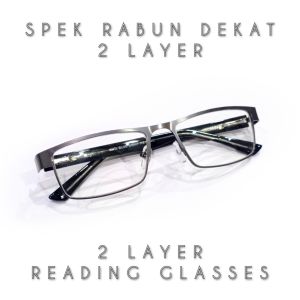 Trendyglasses 2 Layer Reading Glasses Cermin Mata Dekat 2 Layer LSE29