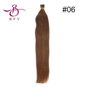 Straight I Tip Hair Extensions 100% Human Hair Extensions Remy Hair Brown Blonde Pure Color 50G/100pc 16 18 20 22 24 Inch