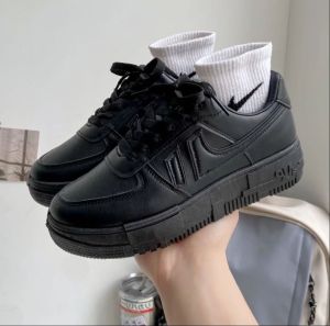 BIGBOS SHOES Sepatu Sneakers Wanita Kets Putih Hitam Sport Shoes White Black 689