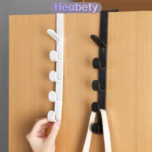 Heabety Fivesegment Cửa Móc Áo Túi Khăn Mũ Tóc Ban Nhạc Liền Mạch Chủ Home Phòng Ngủ Lưu Trữ Tổ Chức Nhựa Màu Tinh Khiết Giá