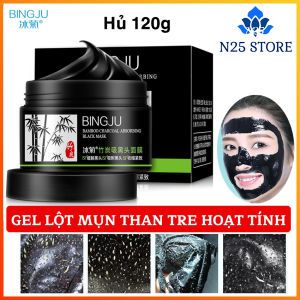 [ HỘP 120Gram ] Gel Lột Mụn Than Tre Hoạt Tính Bingju – Hút Sạch Mụn Đầu Đen Mụn Cám Loại Bỏ Dầu Nhờn Bụi Bẩn Làm Sạch Da Mặt Và Giúp Se Khít Lỗ Chân Lông