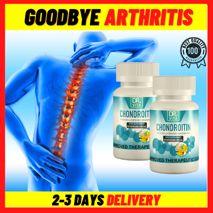 Twin pack promo Dr. Vita CHONDROITIN with Collagen and Magnesium 500mg