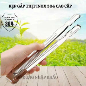 Kẹp gắp thịt gắp thức ăn Hàn Quốc Inox cao cấp dài 32cm-phiên bản mới nhất