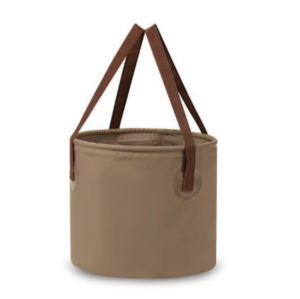 ง่ายต่อการพับกลางแจ้งถังตกปลาแบบพกพาขนาดพกพาตั้งแคมป์มัลติฟังก์ชั่การตั้งแคมป์ถังหม้อสุขาภิบาล