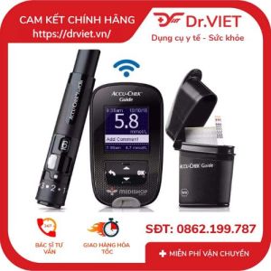 Máy đo đường huyết Accu-Chek Guide nhanh chóng + tặng que