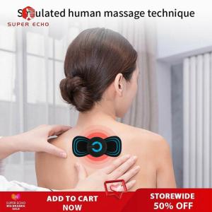 เครื่องนวดหลังคอไฟฟ้าขนาดเล็กเครื่องแปะนวดปากมดลูก EMS 6โหมด