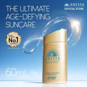 Anessa Perfect UV Sunscreen SPF 50 Sunblock Lightweight 60ml Skincare For All Skin Types