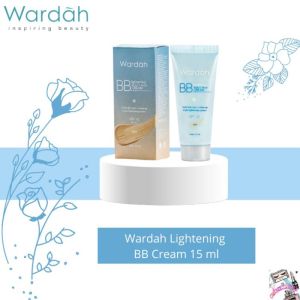 Wardah BB lightening Cream SPF 32 15ml | Krim BB Wardah Light Natural