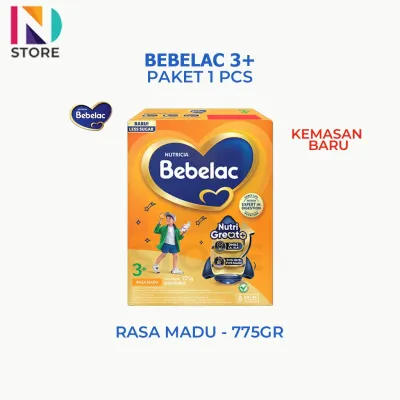 Bebelac 1+/3+ Rasa Madu/Vanila Kemasan 775 GR - Susu Pertumbuhan Bubuk