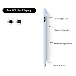 (HD1)Rechargeable Universal Stylus Pen - Tablet/Phone Touch Screen Active Pencil for Android/iOS/Windows with Power Display  Pen Stylus Universal Boleh Cas Semula Pen Kapasitif Skrin Sentuh Tablet untuk Android/iOS/Windows dengan Paparan Kuasa
