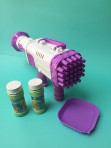 Mainan Anak Bubble Gun Bazoka gelembung Jumbo 32 Lubang Bazoka Besar