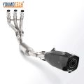 51mm Slip On For Triumph Trident 660 Tiger 660 Sport Daytona 660 2021-2024 Motorcycle Full Exhaust System Front Link Pipe Escape Racing Tube Link Pipe Connect Slip-on Neck pipe. 
