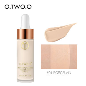 O.TWO.O Makeup Set Color Changes Lip Balm+Sunscreen Oil-control Liquid Foundation Waterproof Long Wear 24H Full Coverage