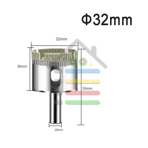 MATA BOR KACA / KERAMIK DIAMOND GLASS PREMIUM 16 - 100 MM