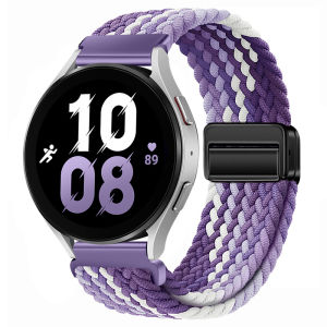 [ｈｏｔ] Applicable to Samsung watch7 Nylon braided magnetic strap for Huawei GT6 Pro Watch Strap 18/20/22mm
