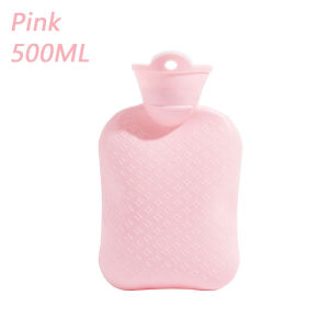 ⭐️500/1000ml Hot Water Bag with Cover 2L Hot Water Bottle for Bed Warm Water Bag Hand Feet Warmer Hot Compress Menstrual Cramps Pain Relief Hot Water Bag with Cover for Grils Winter Hand Warmer Explosion-Proof Reusable Jug Bag