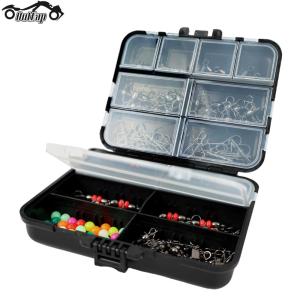 140pcs/box Fishing Accessories Kit Ball Bearing Fishing Swivels Outdoor Fishing Accessories Set Carp Fishing Accessories