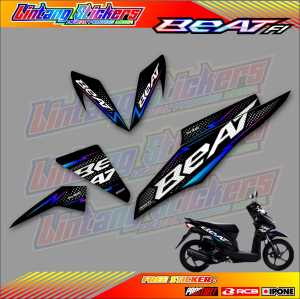 STRIPING VARIASI HONDA BEAT FI / STICKER LIST VARIASI MOTOR HONDA BEAT FI