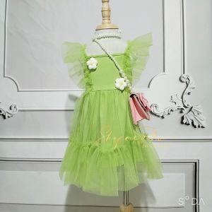 Váy công chúa xanh cốm 9-20kg