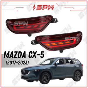 Mazda CX5 CX-5 2017 2018 2019 2020 2021 2022 2023 Reflector Rear Bumper LED DRL Daylight Running Signal Brake Light Lamp